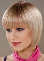  modne blond fryzury krótkie,  galeria  ze zdjęciami fryzur dla kobiet w katalogu z numerem  81